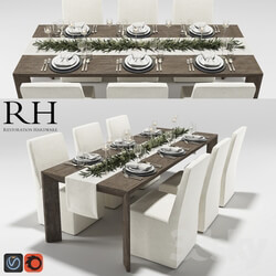Table Chair Arles Dining Set 