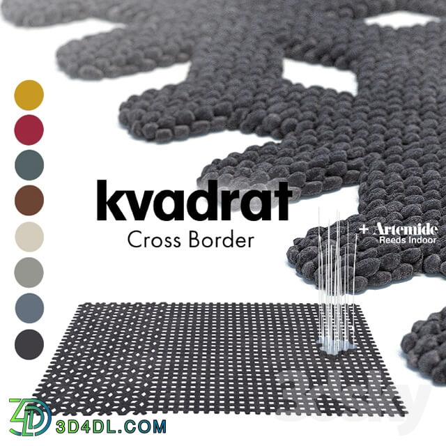 Kvadrat crossborder rug reeds indoor