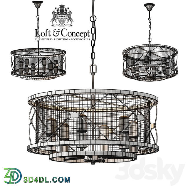 Mosquitoes Caster Chandelier Chandelier Pendant light 3D Models