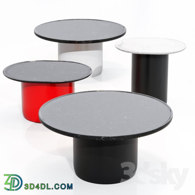 Button Tables set by B B Italia