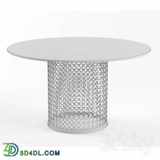 Cielo 54 Round Dining Table Gold