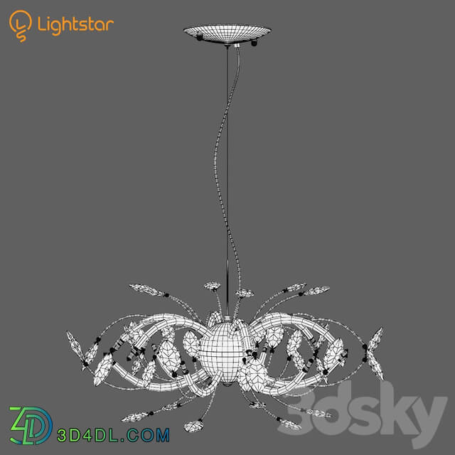 74712x Tenalia Lightstar Pendant light 3D Models