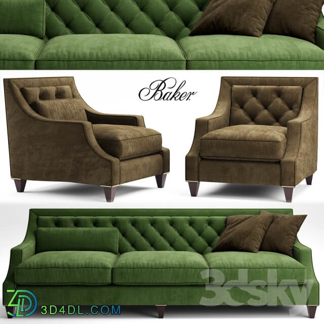 Sofa and chair baker TUFTED