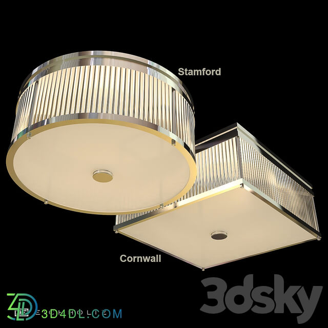 Eichholtz Stamford and Cornwall Ceiling lamp 3D Models