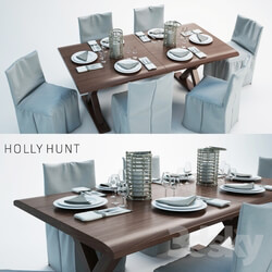 Table Chair holly hunt dining set 