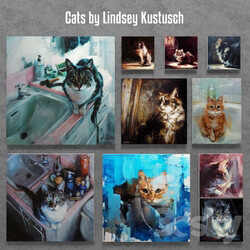 Cats by Lindsey Kustusch 