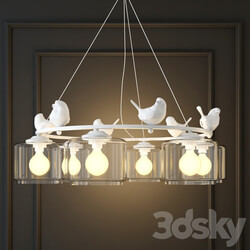 Hanging lamp provence bird pendant chandelier pedant Pendant light 3D Models 