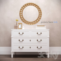 Sideboard Chest of drawer Decorative set from Pottery Barn Kids 