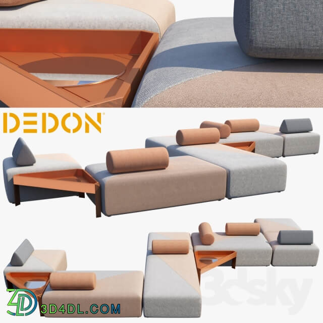 Modular sofa Brixx Dedon