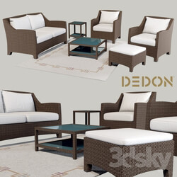 Sofa Couch Chair collection Barcelona Dedon 