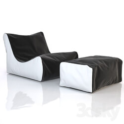 Lounger chair and ottoman 