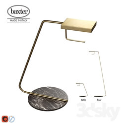 Baxter Blade table and floor lamp 