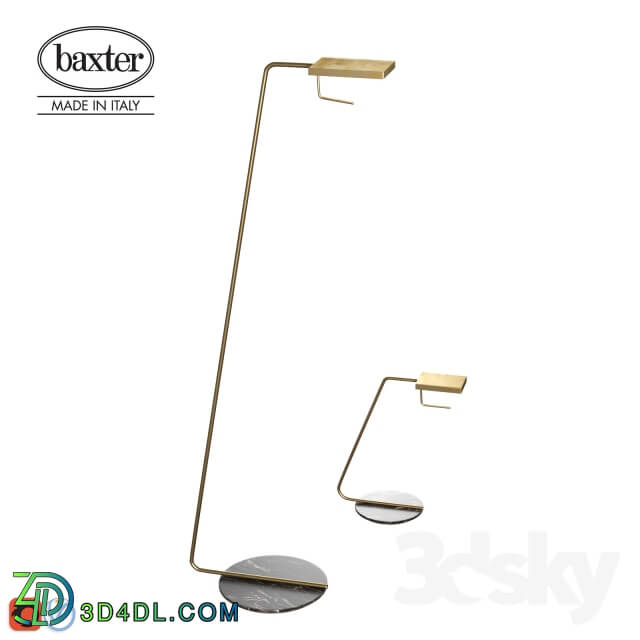 Baxter Blade table and floor lamp