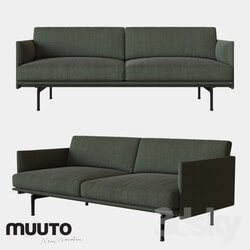 Muuto OUTLINE sofa 2 seater 