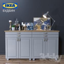 Sideboard Chest of drawer Ikea Chest BUDBIN 