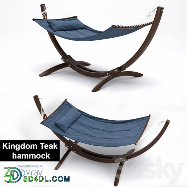 kingdom Teak hammock Other 3D Models