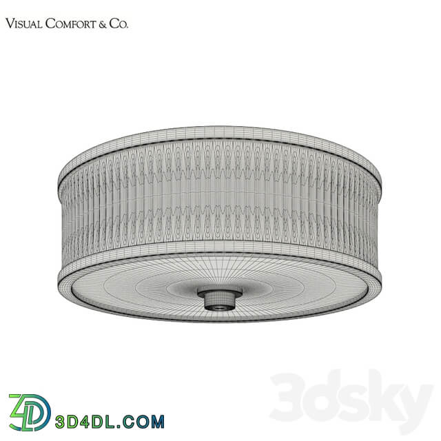 Visual Comfort Alexa Hampton Randolph 2 AH4201PN FG Ceiling lamp 3D Models