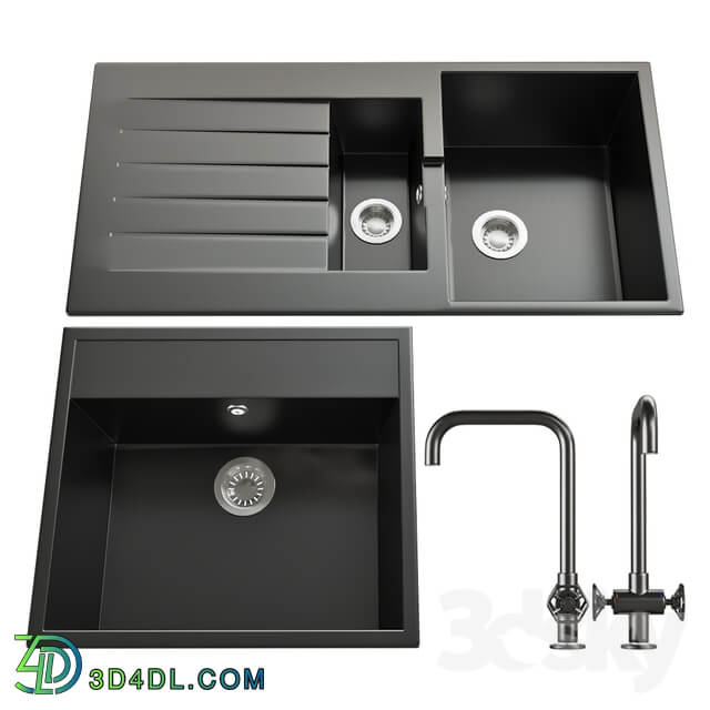 Kitchen set Ikea Mixer HAMLESHEN and mortise washers HELLVIKEN