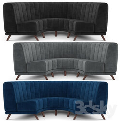 Modern Velvet Sofa 