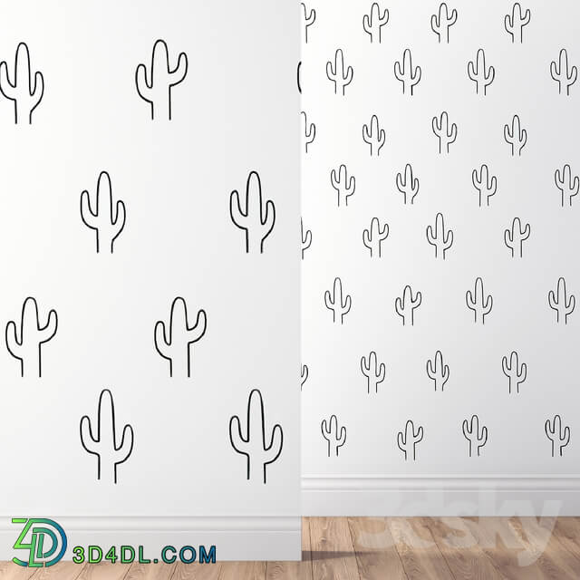 Kenna Sato Designs Collection Cactus Wall Decals