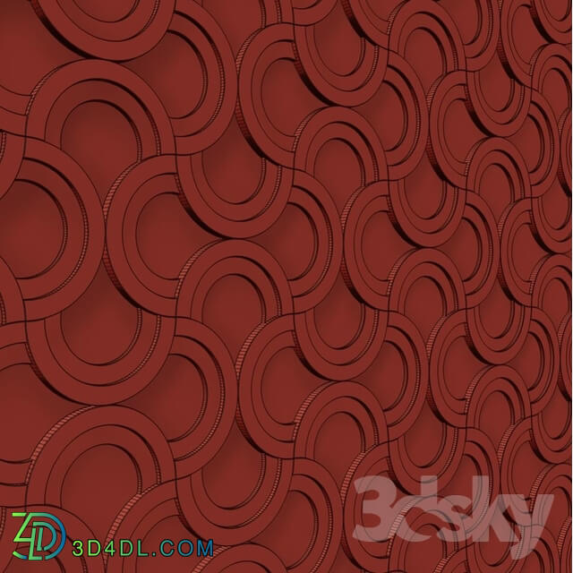 Decorative wall marble panels
