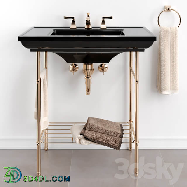 KOHLER Memoirs Table legs. Washbasin on the table. 3D Models