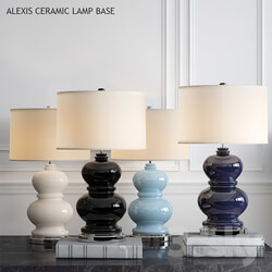 Pottery barn ALEXIS CERAMIC LAMP BASE 