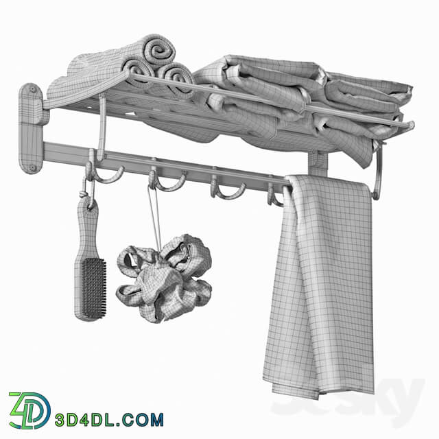 Zangra Foldaway Towel Rack