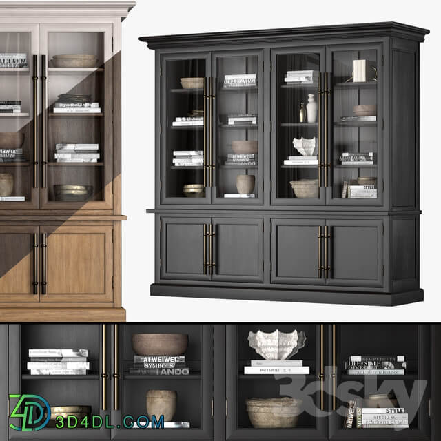 Wardrobe Display cabinets WIDE BUFFET 61460467 BLK