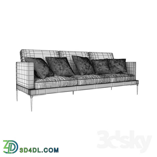The upholstered sofa Segno