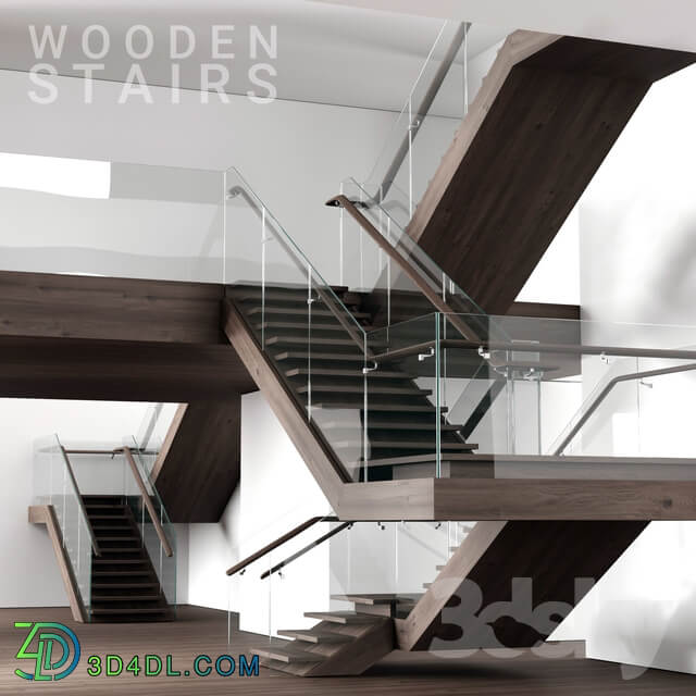 Wooden stairs 2