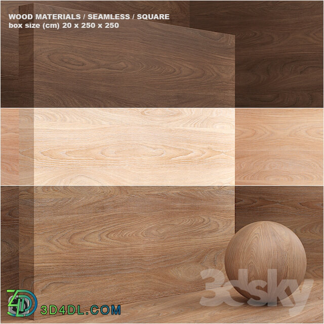 Material wood veneer seamless set 34