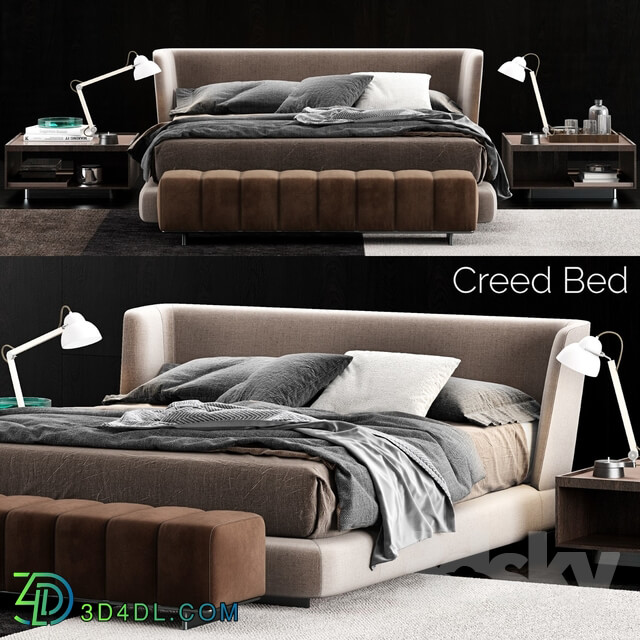 Bed Minotti creed bed