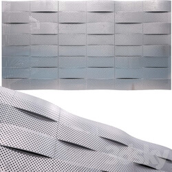 perforated metal panel N12 3D Models 