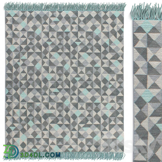 . GRIT ground Lafayette Mist Rug Carpet