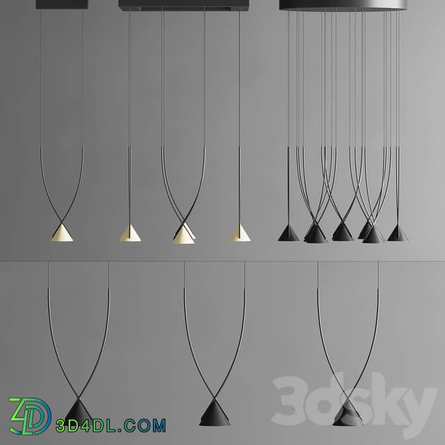 axolight jewel Pendant light 3D Models