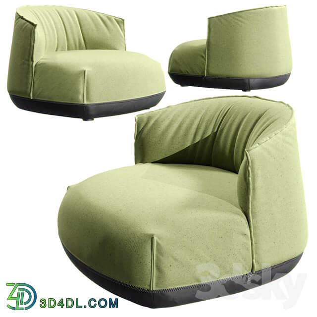 Kristalia Brioni Lounge armchair small