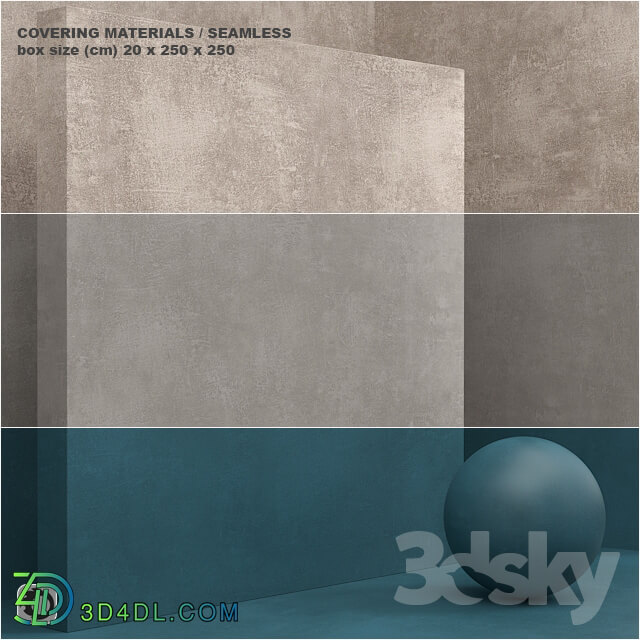 Miscellaneous Material seamless coating concrete plaster set 66