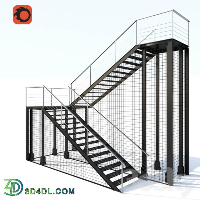 Staircase Loft 3D Models