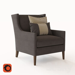 SLOAN WINGBACK UPHOLSTERED CHAIR 