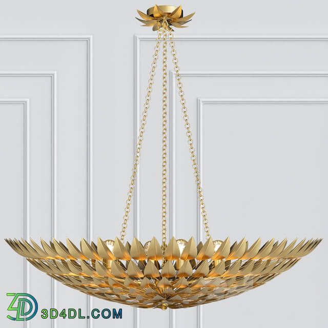 Broche 8 Light Chandelier Pendant light 3D Models