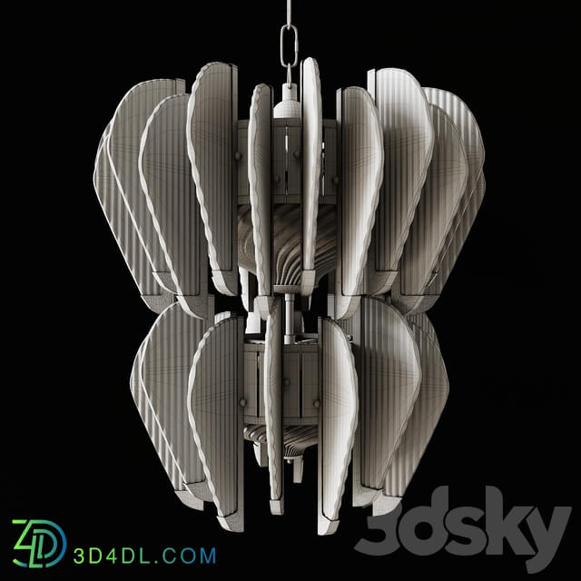 Chandelier canzone Pendant light 3D Models