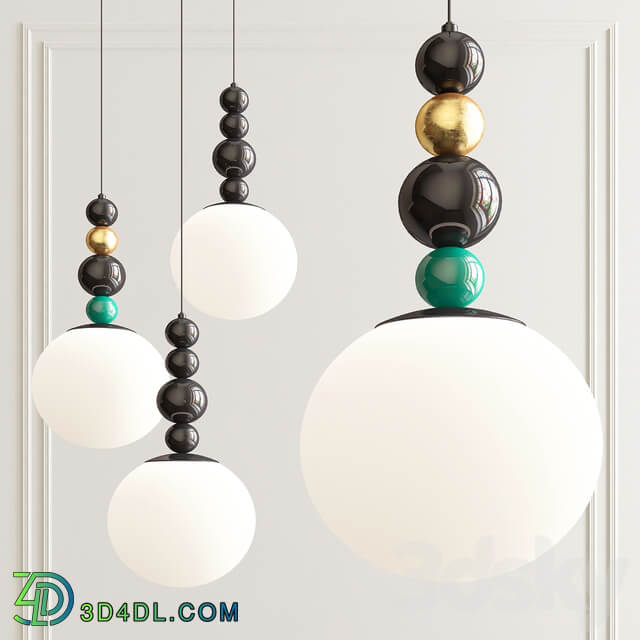 RGB by Zero Lighting Pendant light 3D Models