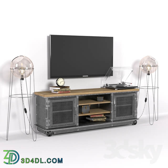 Sideboard Chest of drawer TV stand in loft style
