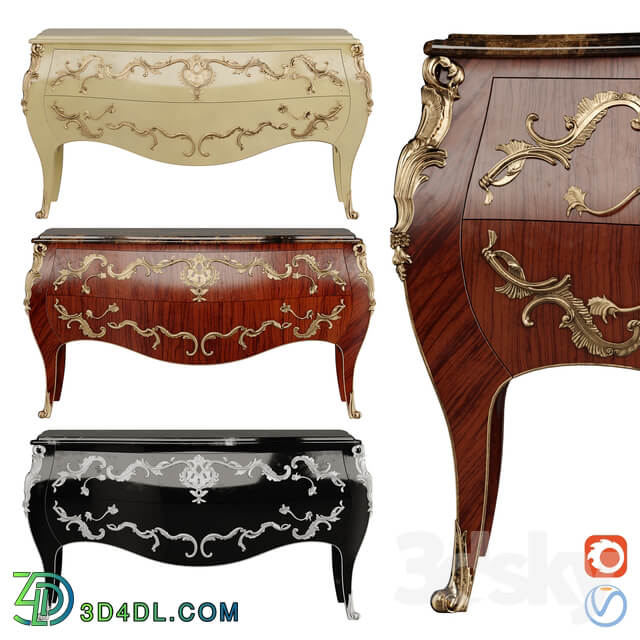 Sideboard Chest of drawer 6706 P Commode