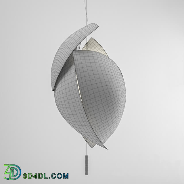 Grok Voiles paper pendant lamp Pendant light 3D Models