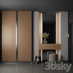 Furniture composition 38 Hallway 3D Models 
