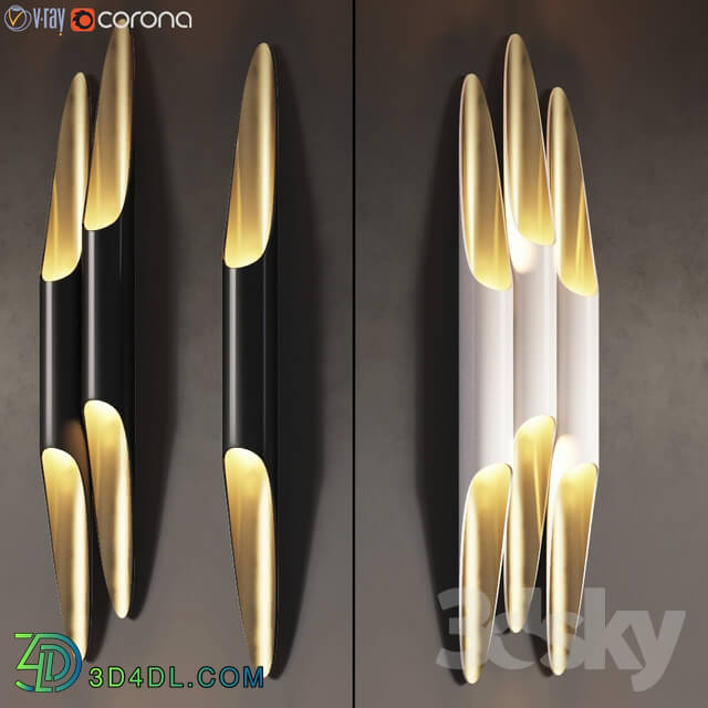 Delightfull Coltrane Wall Sconce 3 Types