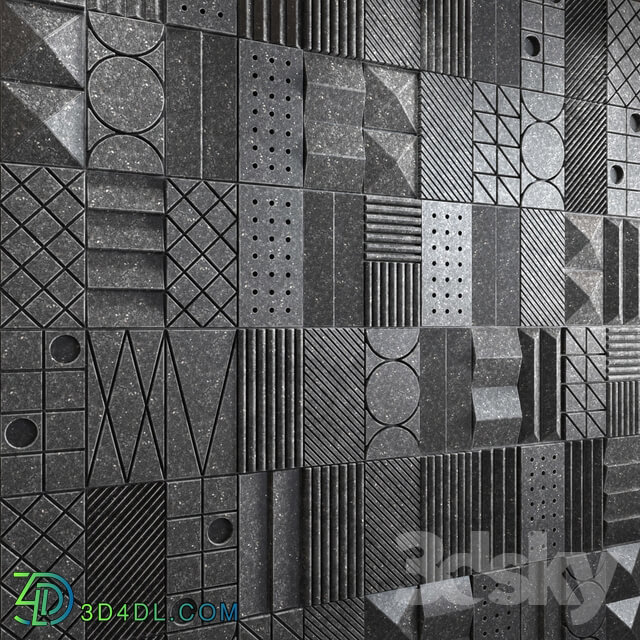 Lithea Maioliche di pietra 3d wall tiles