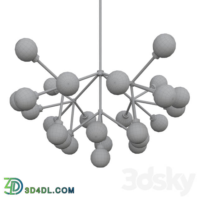 Mara chandelier Pendant light 3D Models